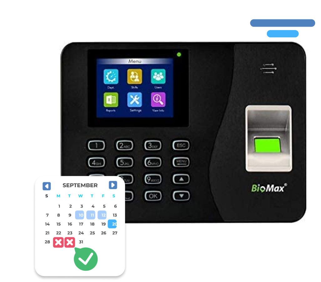 Biomax Time Attendance System