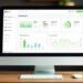 A modern nutrition business dashboard showcasing Odoo integration with sales, inventory, and customer management