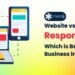 Website vs Mobile App