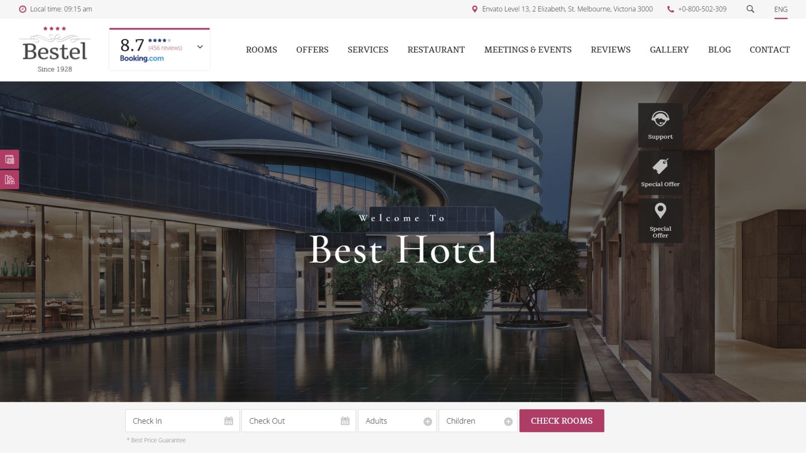 Hotel Template