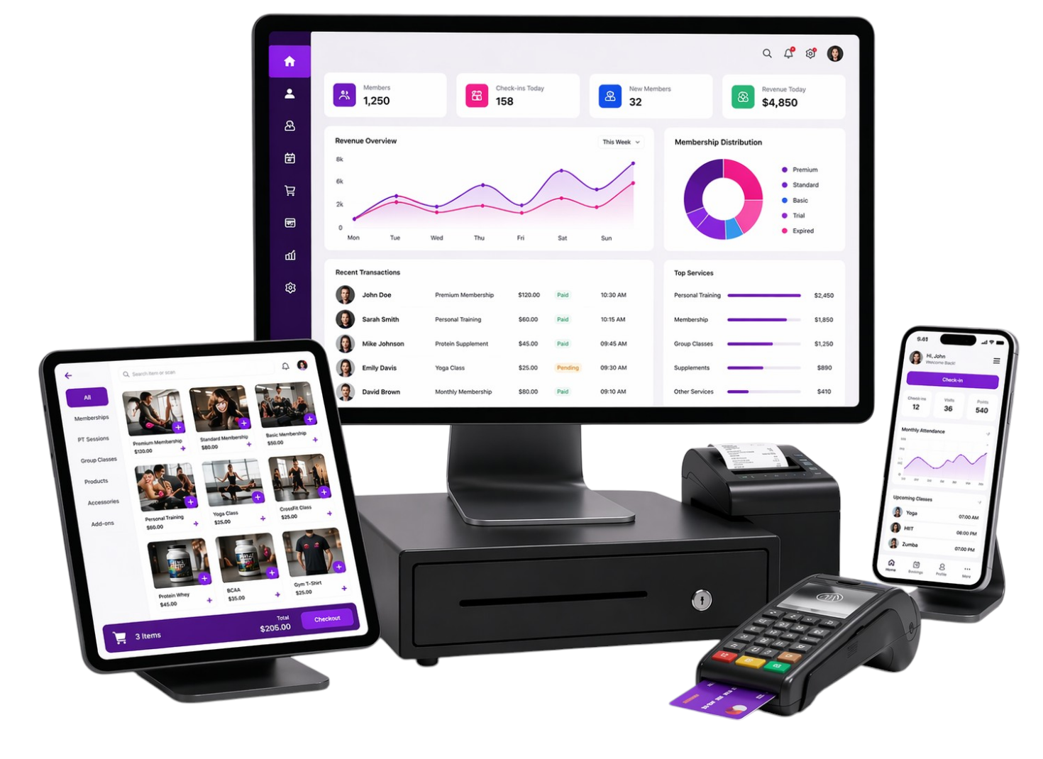 Gym & Fitness Center POS | Merak Tech