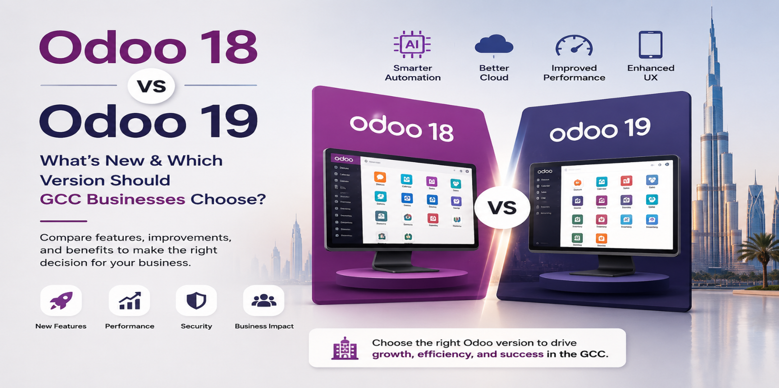 Odoo 18 vs Odoo 19: What’s New & Which Version Should GCC Businesses Choose?